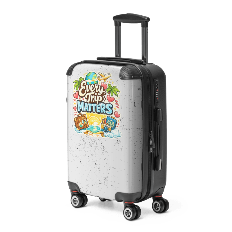 Every Trip Matters Hard-Shell Travel Suitcase for Men & Women | Lightweight Carry-On Luggage
